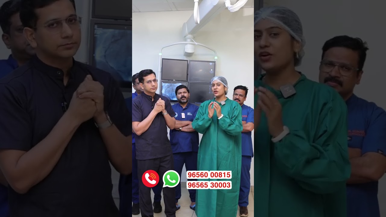 ASTER MIMS Hospital👌 #kottakkal #Kerala#Laser Angioplasty 👆#heartblock #treatment #new technology 🙏