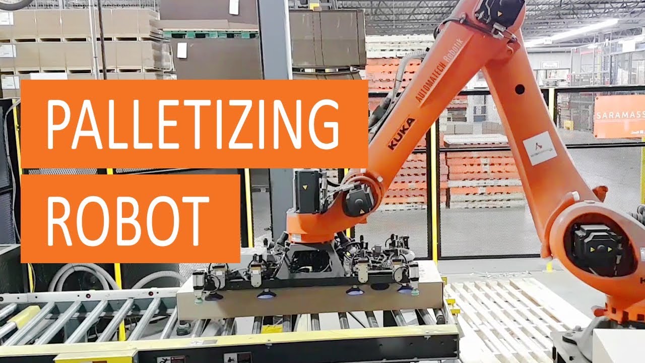 Palletizing robot - 700 different box formats
