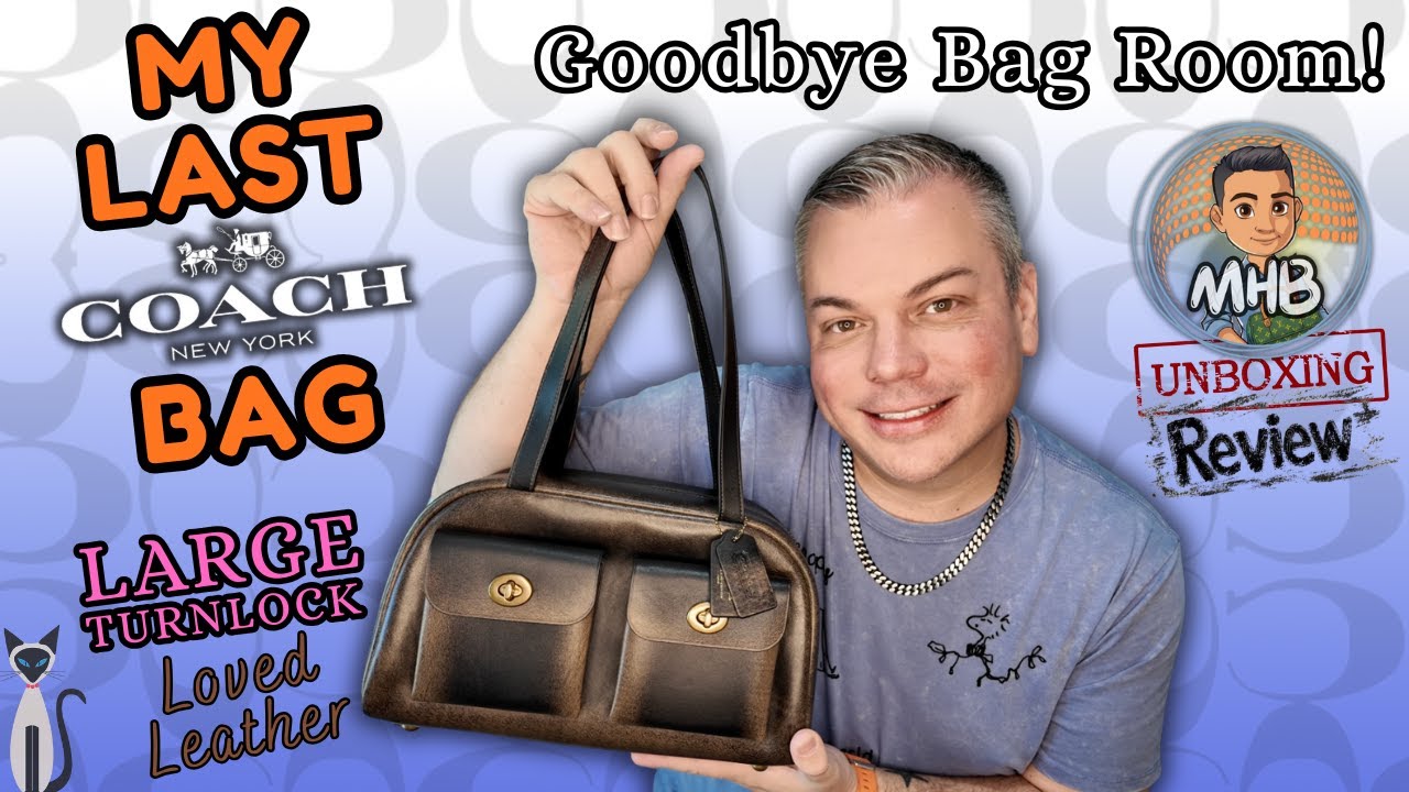 Прощай, сумка-мешок! Моя последняя сумка Coach! Распаковка и обзор Turnlock Loved Leather