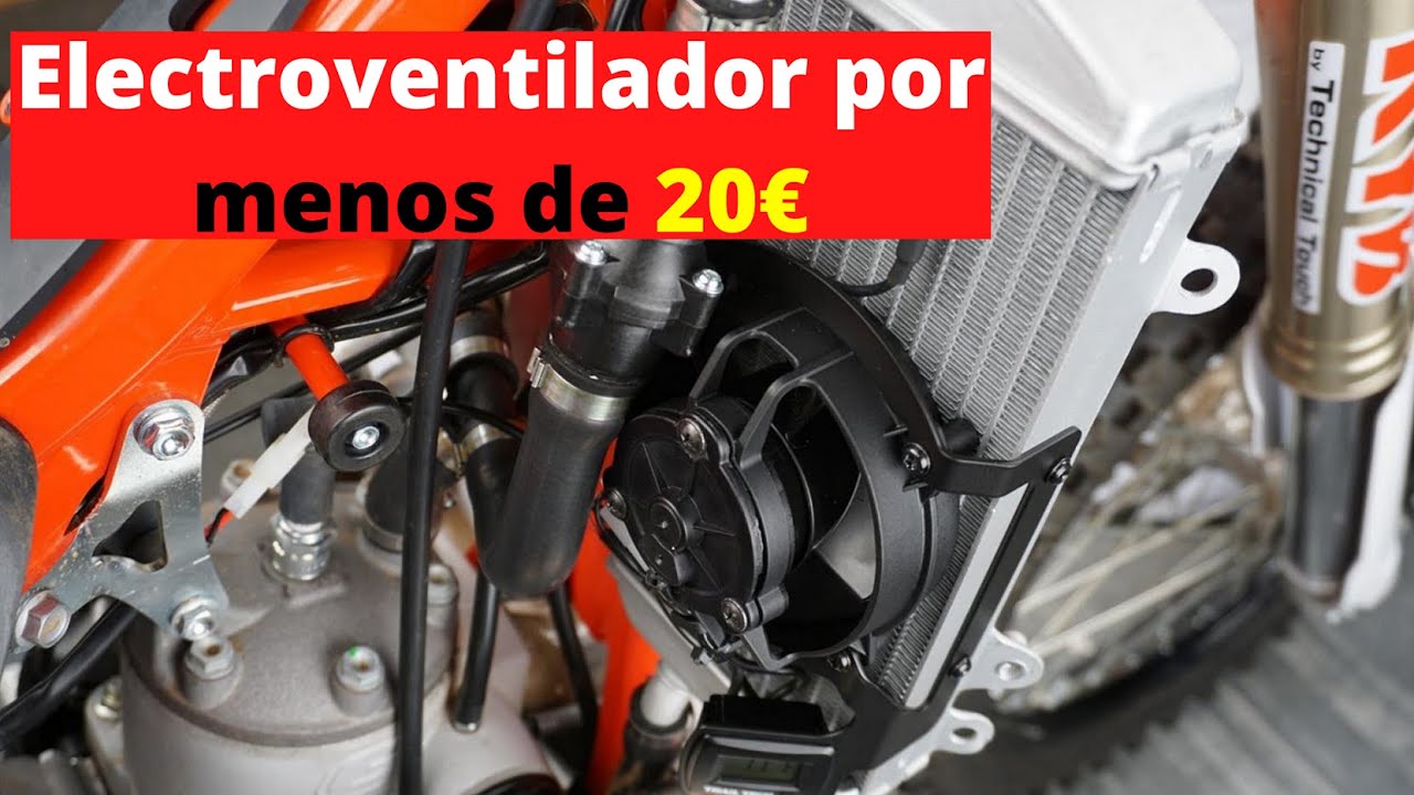 Montaje Electroventilador moto enduro. Gas Gas EC 2018. Instalación MUY FACIL