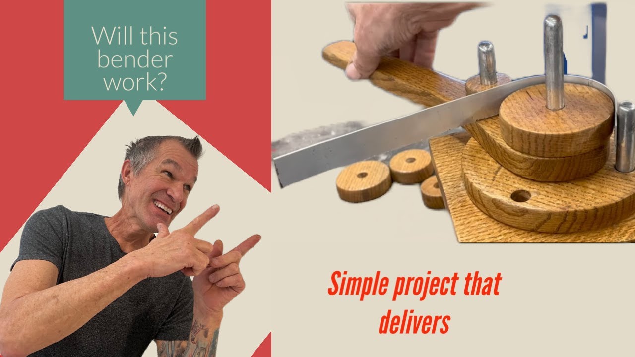 Popular Mechanics metal bender made from wood that WORKS!