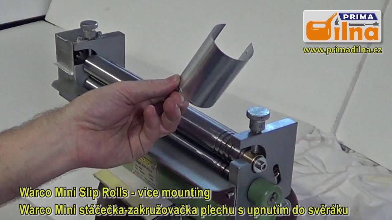 Warco Mini Slip Rolls - mini stacecka a zakruzovacka plechu