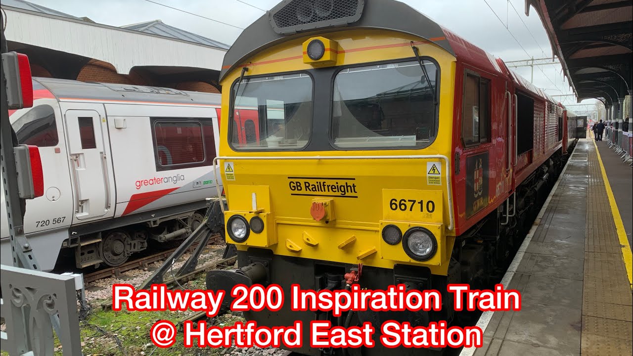 Railway 200 Inspiration Train @ Hertford East Station 🚉 (ft. @EthansUKlife)