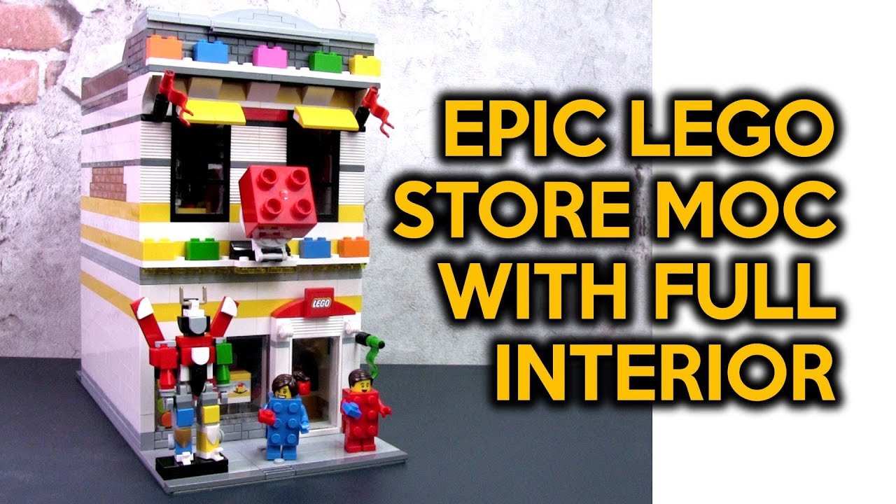 Super Combo LEGO Store MOC Featuring the VIP Set, MiniFigure Factory and Microscale LEGO Brand Store