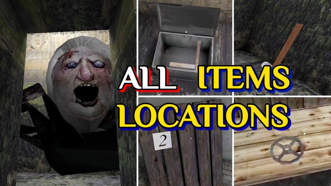 Granny 1.8 All Items Locations