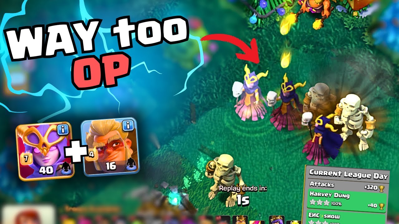 CLICK THIS VIDEO trust me - Super Witches are DISGUSTING | TH16 best attacks