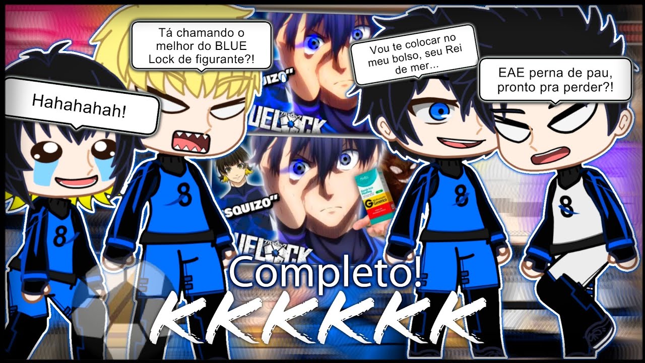 Blue Lock react a Paródia completa do BLUE LOCK  e os CHUTADORES DE BOLA #1 😂♥️ TsukiUraya