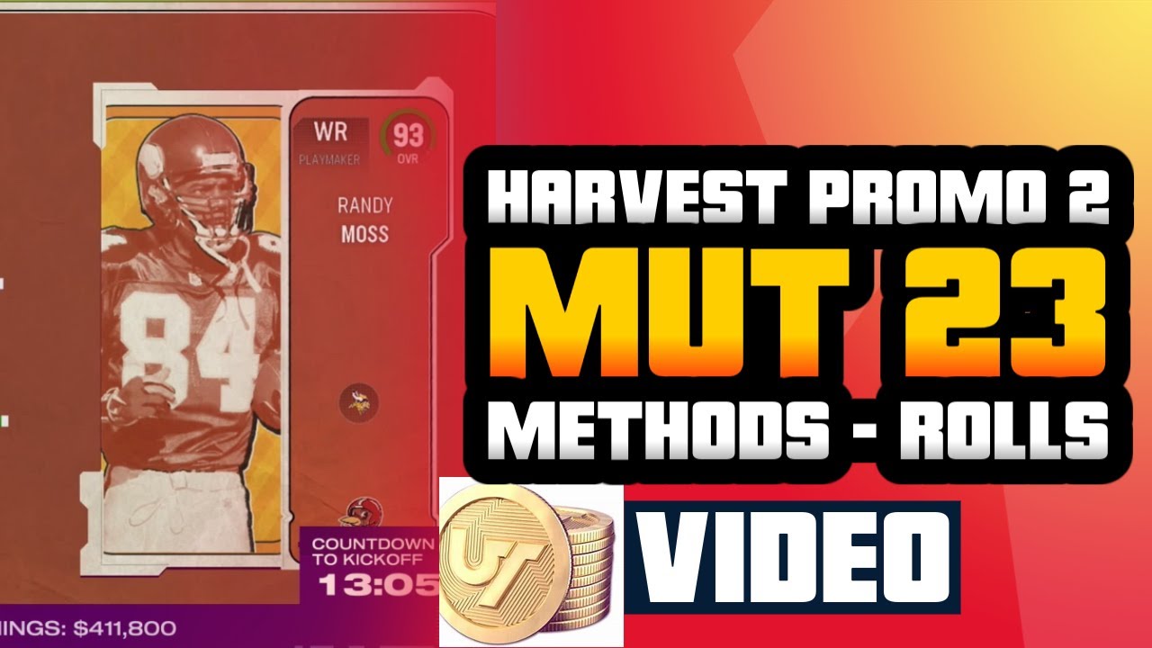 MUT 23 COIN MAKING METHODS. PLUS TRAINING ROLLS TVP AND HARVEST.