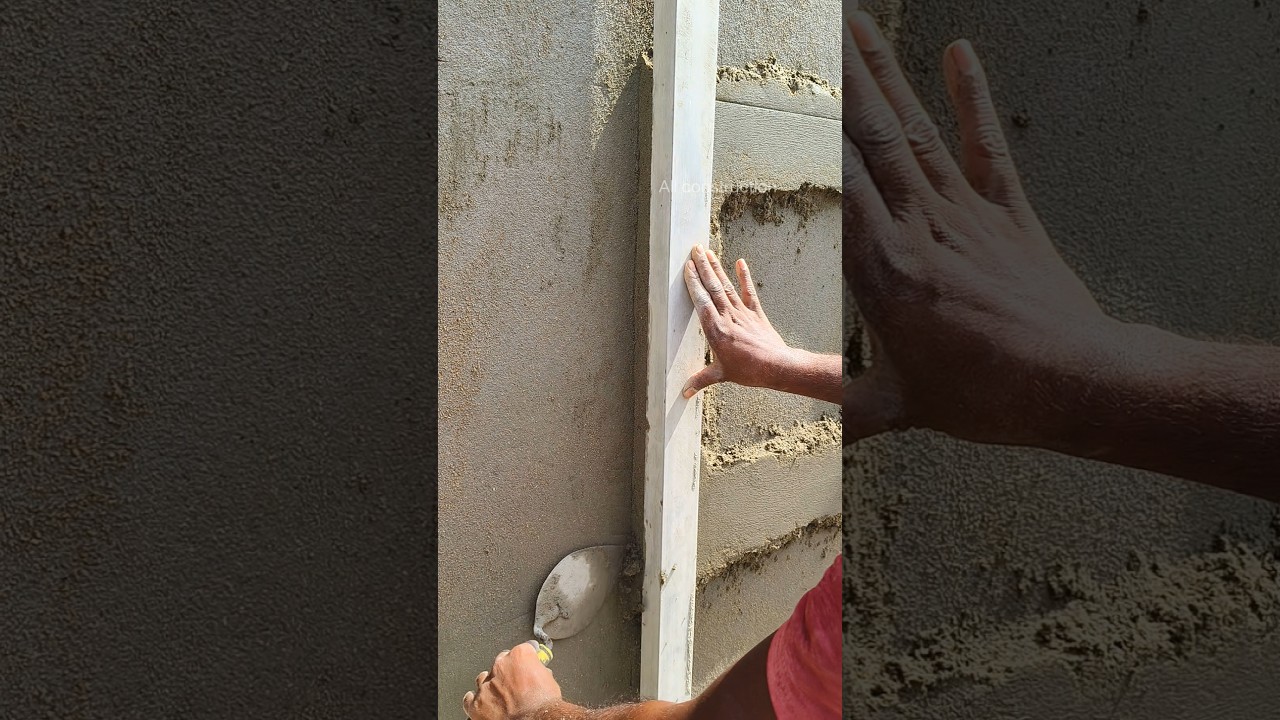 How to Make a Perfect Plaster Border #shorts