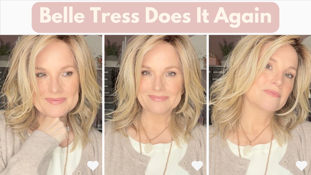 Парик Belle Tress WIG CHAT / Натуральный парик низкой плотности / Чикаго, цвет: RAW SUGAR BLONDE ...