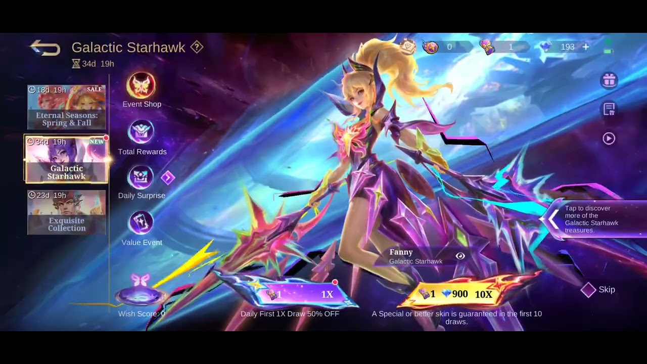 Mobile Legends OST - 'Fanny Galactic Starhawk (Legend Skin)' Music Soundtrack