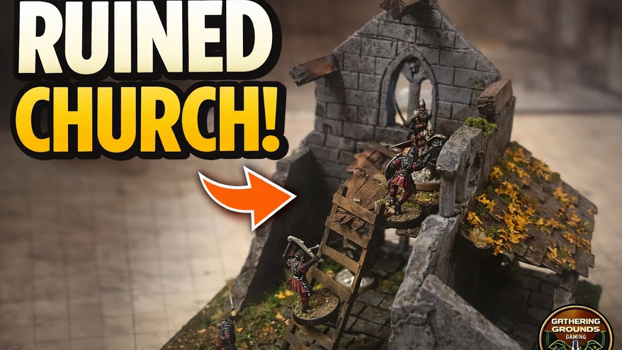 Wargaming Scenery Build- Church ruin