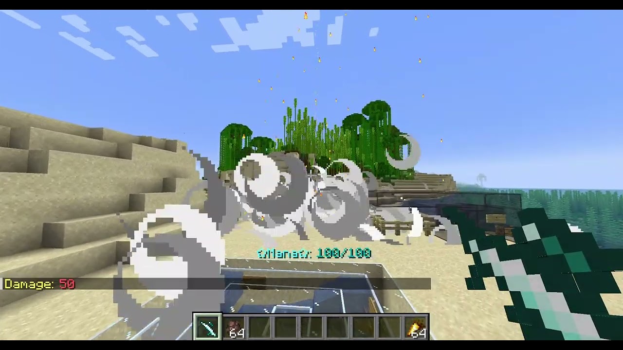 【Minecraft】CustomGuns Satellite Cannon - [Skript]