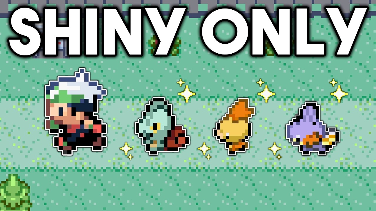 I did a Shiny Badge Quest Speedrun in Pokemon Emerald
