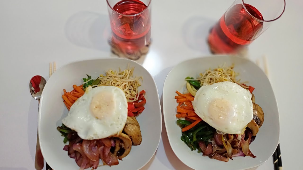 Bibimbap Yaptık! 🥡🥢Tadına Bayılacaksınız / Sessiz Vlog #3