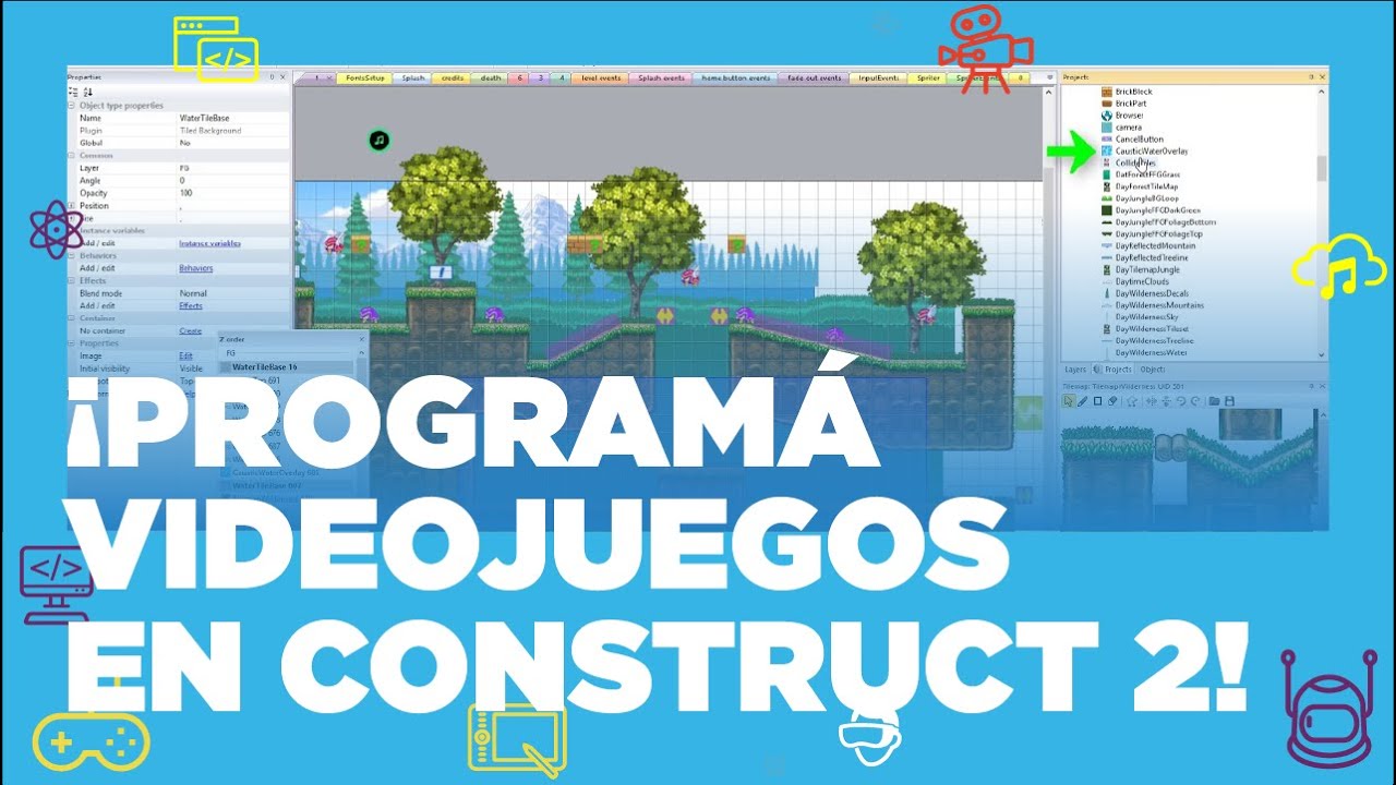 Aprendé a programar videojuegos con Construct 2