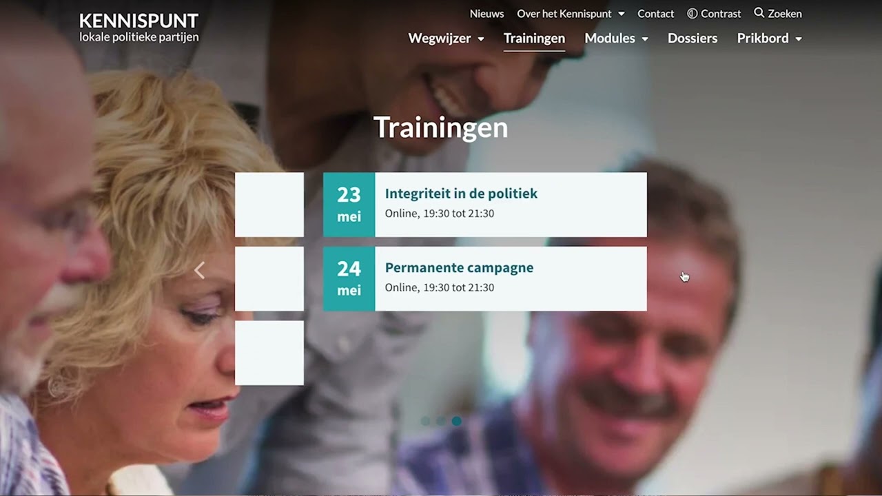 Voor lokale partijen: het Kennispunt biedt trainingen