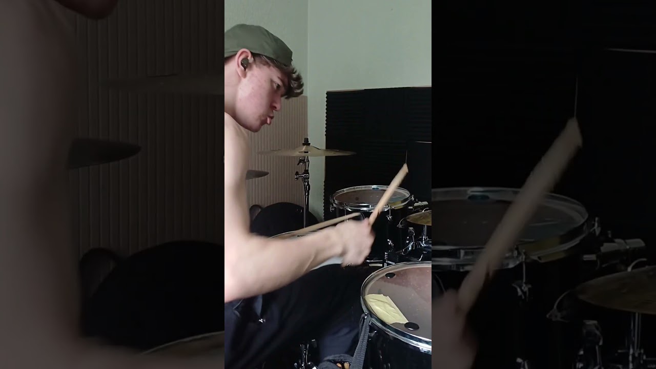 what next door hears vs what i hear #fyp #foryoupage #drumcover #wagewar #badneighbor