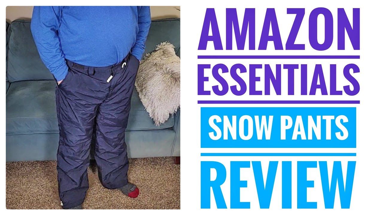 Amazon Essentials Men's Water Resistant Insulated Snow Pants Review