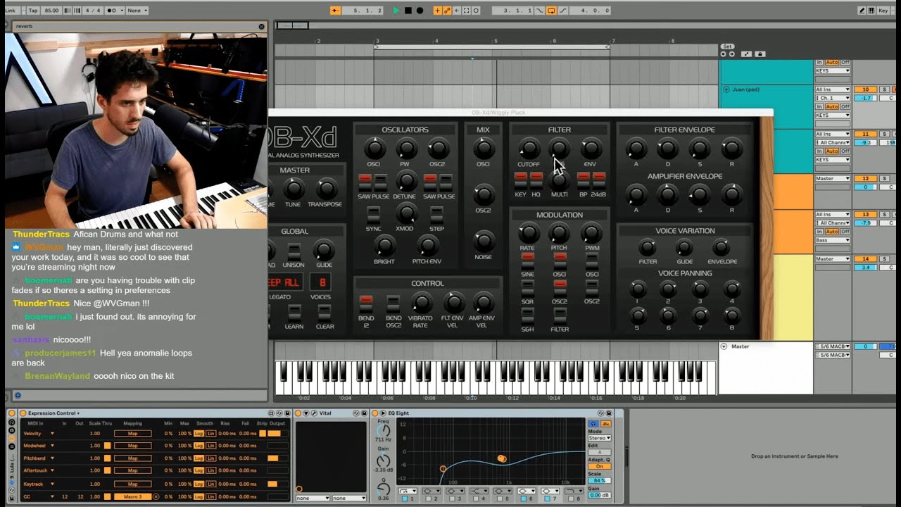 Anomalie (Making beats and playing keys 03/08/21) Twitch Stream