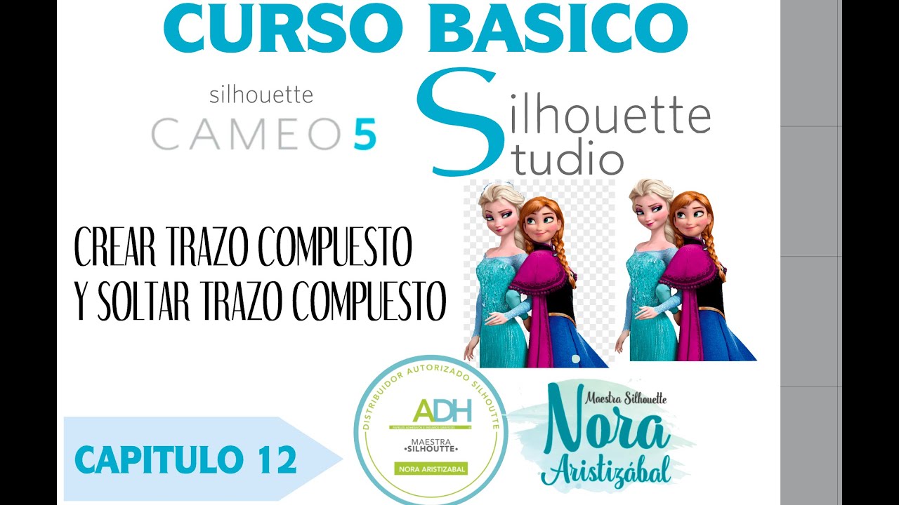 Silhouette CAMEO 5 CURSO Virtual GRATIS SILHOUETTE STUDIO, CAPITULO # 12 CREAR Y SOLTAR TRAZO COMPUE