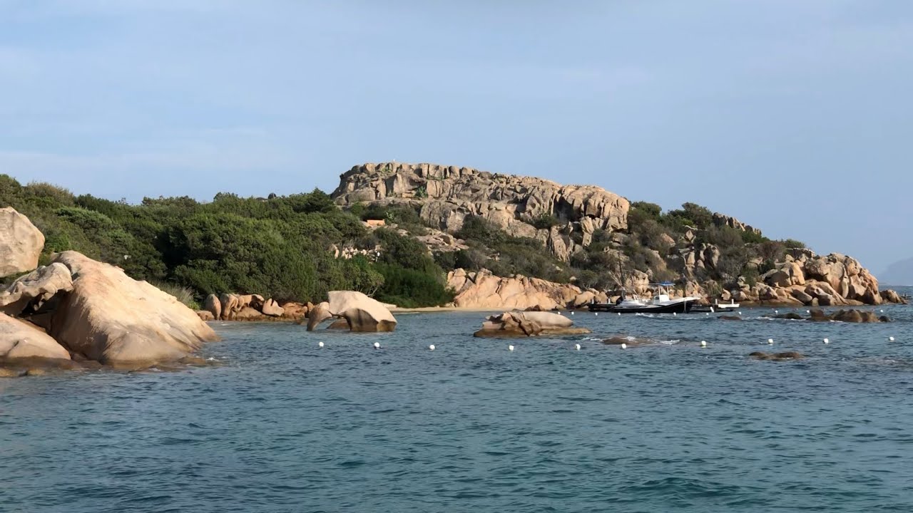 Scenic hotel boat ride across the Cala di Volpe Bay from Hotel Cala di Volpe to Cala Beach Club.