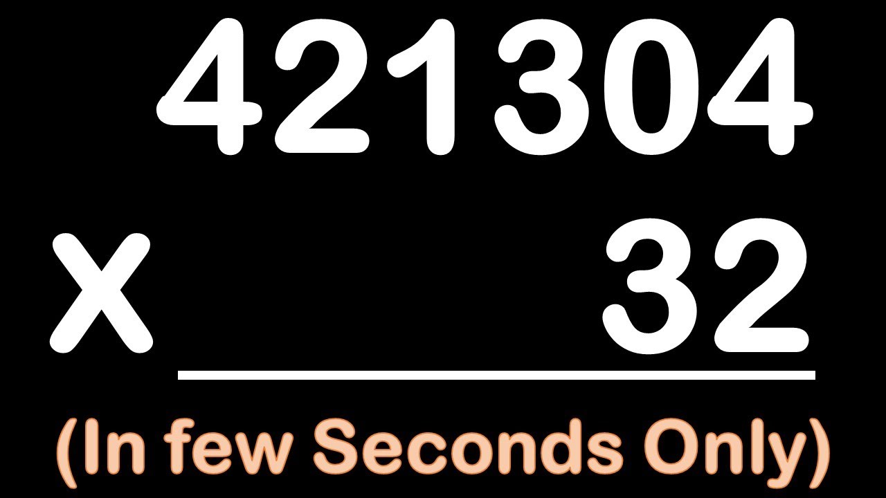 Amazing Multiplication Trick / Maths Trick