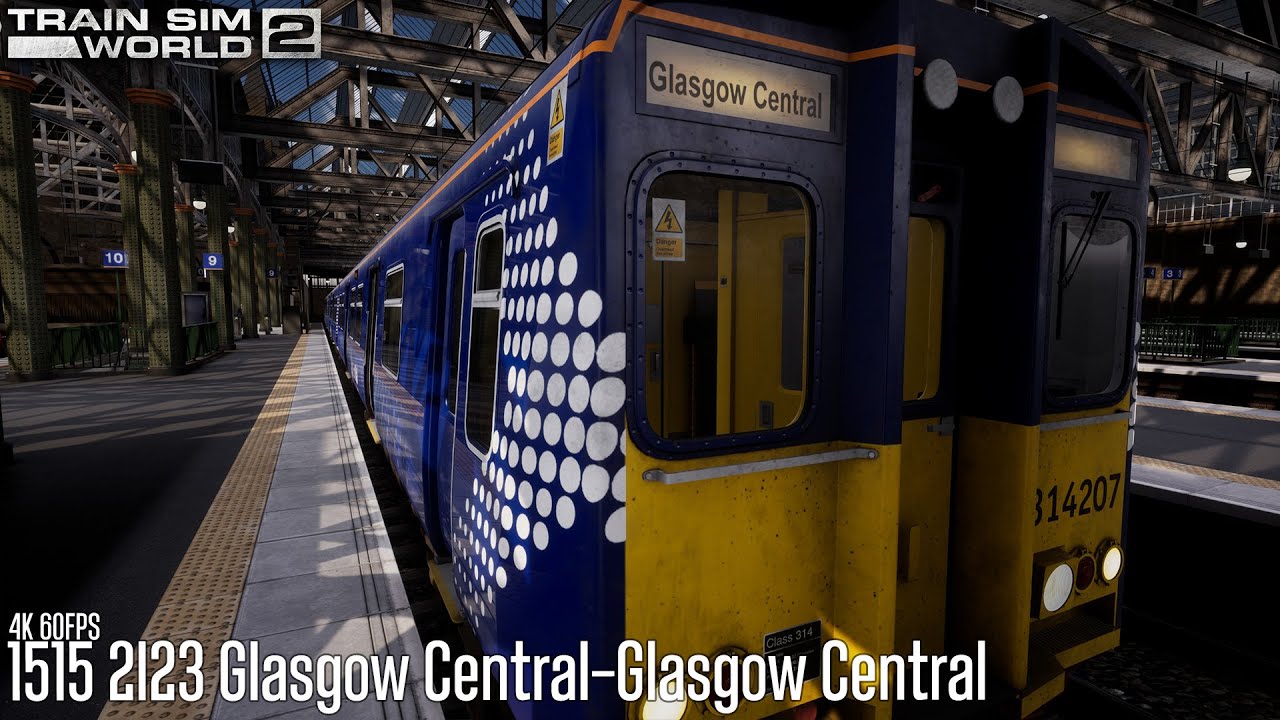 1515 2I23 Glasgow Central-Glasgow Central - Cathcart Circle Line - Class 314 - Train Sim World 2