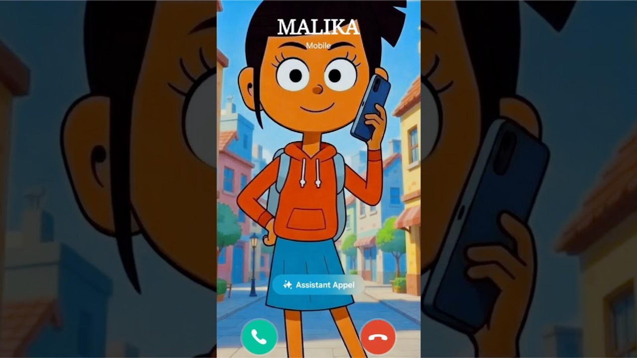 APPEL MALIKA de OSCAR ET MALIKA 📞 Faux appel pour enfants | Rassurant & amusant