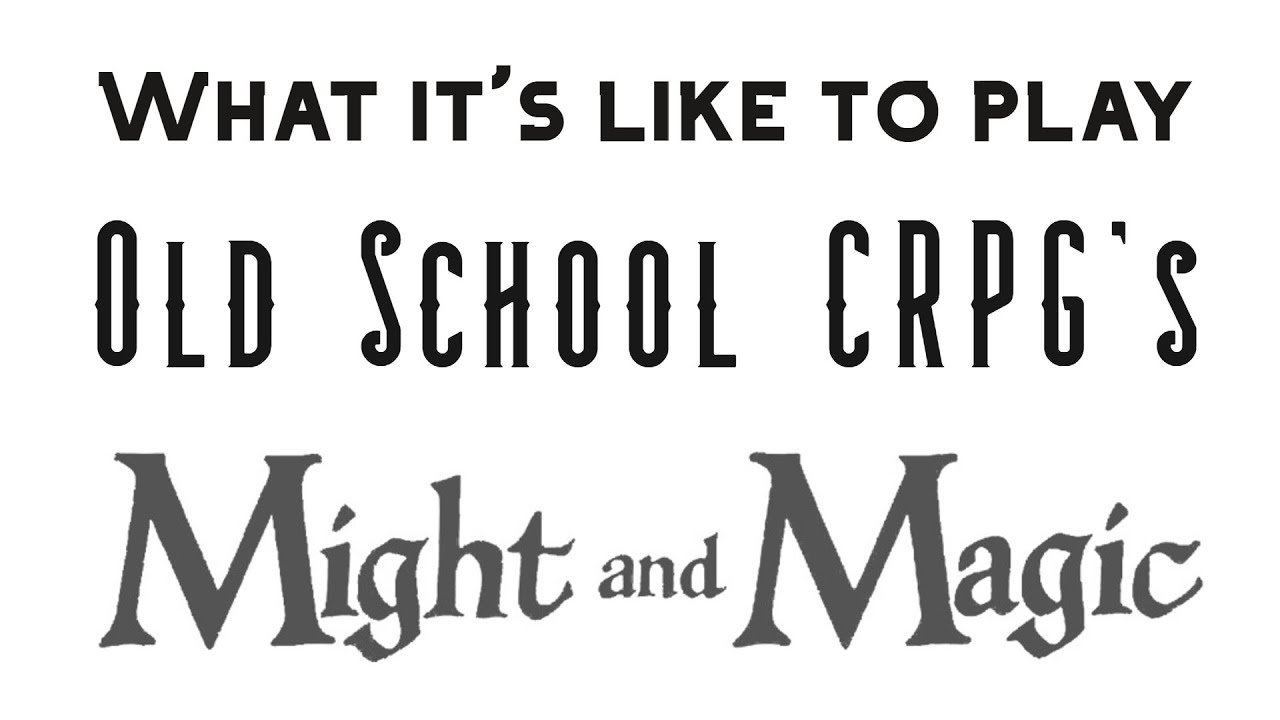 What it's like to play Old School CRPG's Might and Magic I