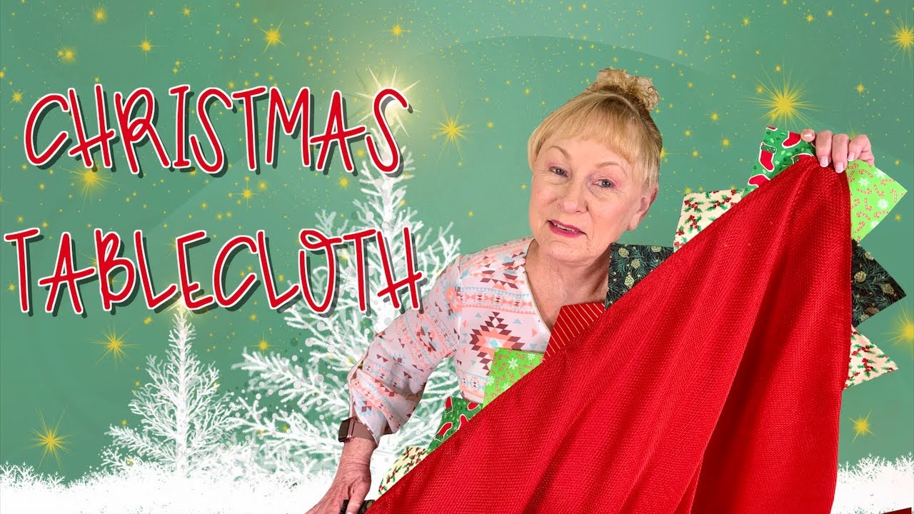 Christmas Tablecloth | The Sewing Room Channel