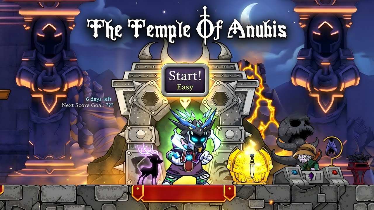 THE TEMPLE OF ANUBIS magic rampage weekly dungeon #6