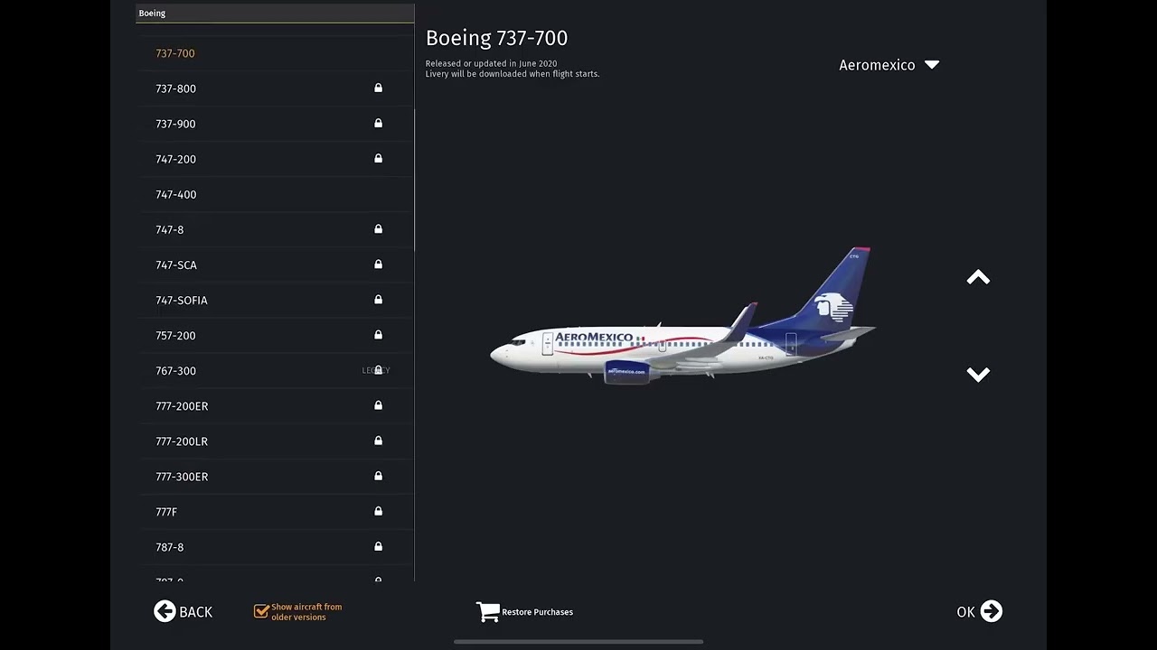 How to unlock an a380 in infinite flight