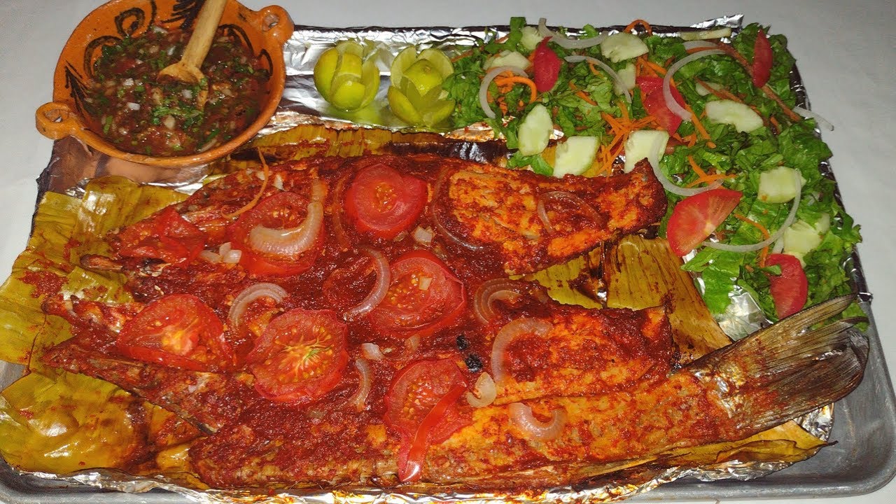 Pescado Empapelado en Adobo | Con Sabor Guerrero