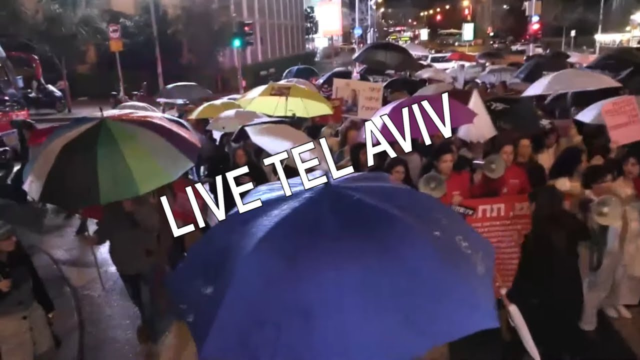Tel Aviv LIVE :Hostages families march around Israel&rsquo;s defence ministry