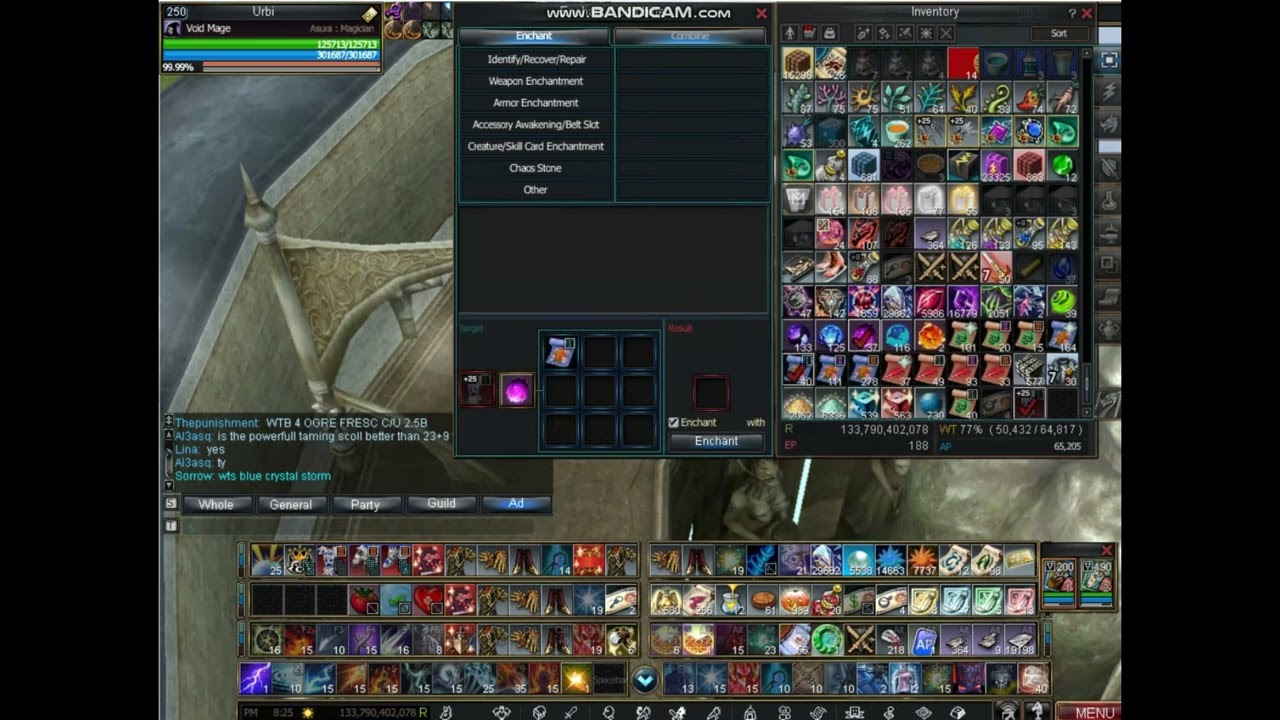 Rappelz Gambit-Ulepszanie Dragon Armor na Infernal Armor