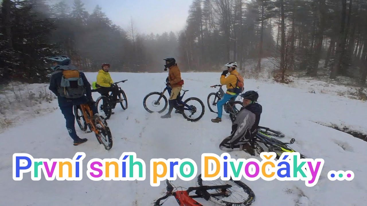 Letošní první sníh ...