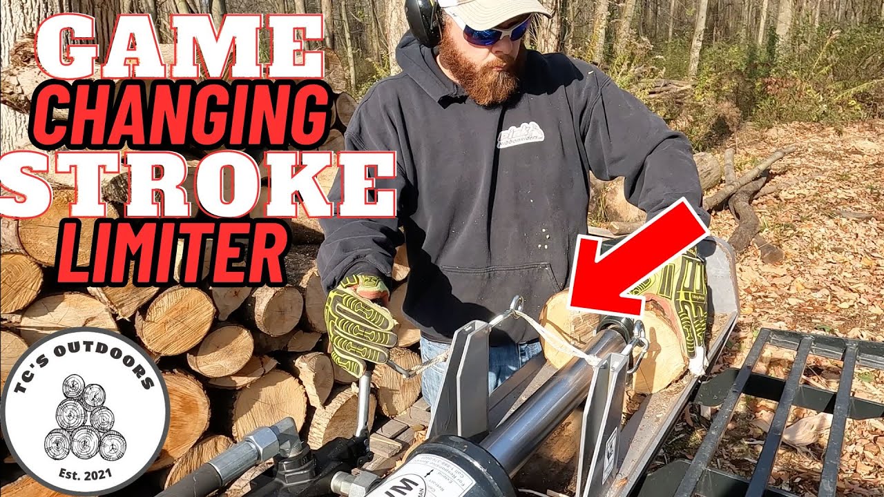 СУПЕРБЫСТРЫЙ цикл 6,5 секунд на моем дровоколе Countyline #firewoodbusiness #firewood