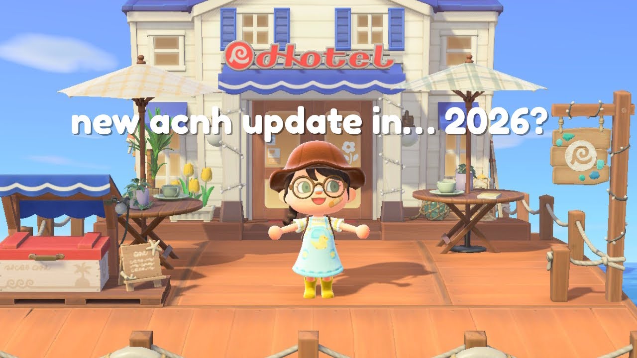 Explore the new HOTEL with me!! (ACNH NEW UPDATE)