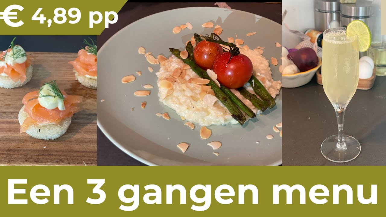 Donnie Dinsdag - Een 3 gangen menu voor minder dan 5 euro per persoon 😱
