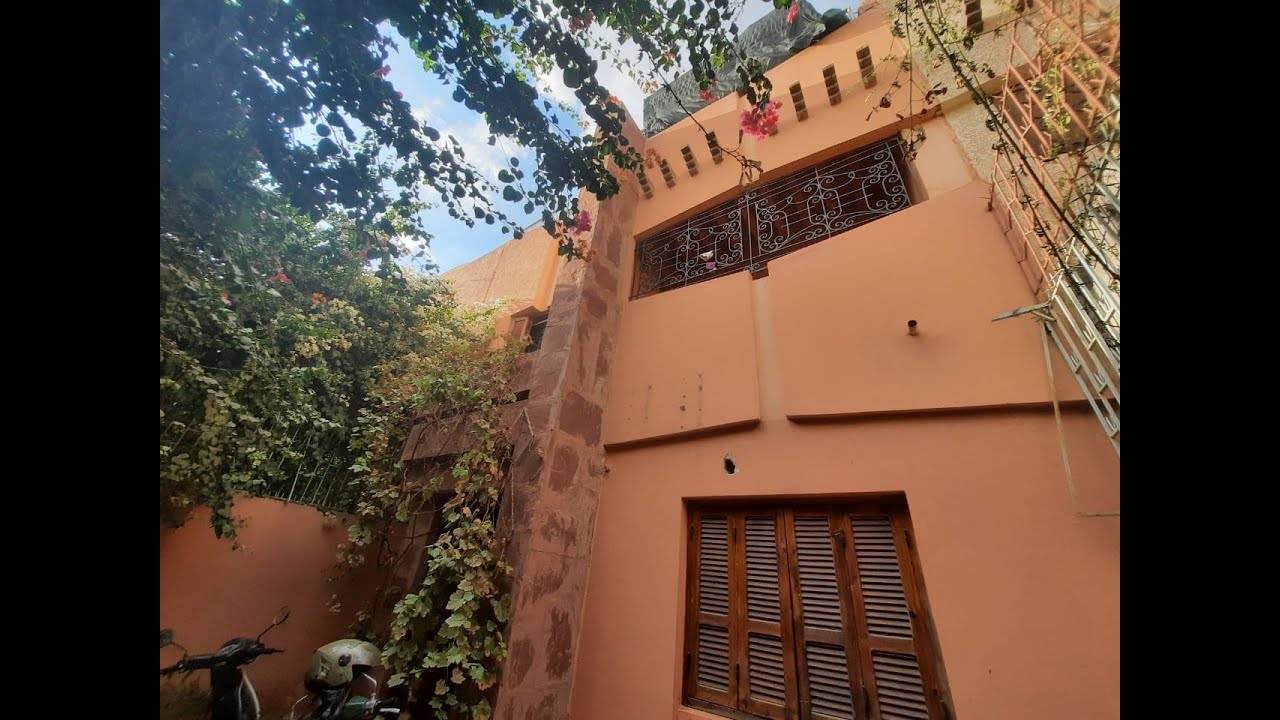 Maison de ville &agrave; louer vide de 3 chambres avec garage priv&eacute; &agrave; Bouaakaz - Marrakech