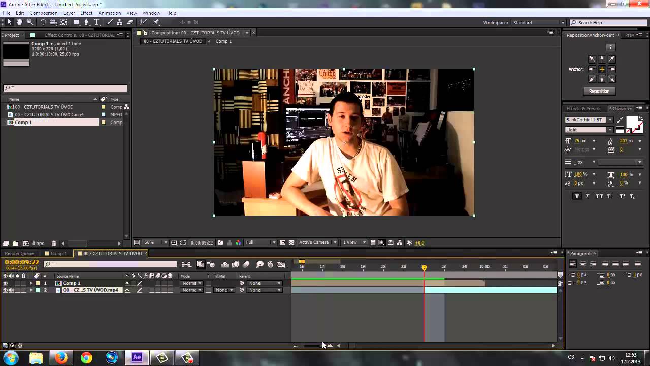 CZTUTORIÁL - After Effects 146 - Export videa