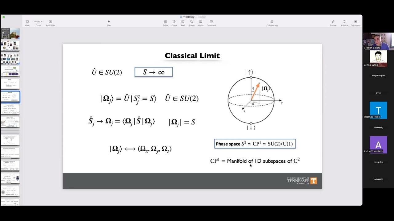 RCQM/FCMP:Cristian D.Batista: Nonperturbative Semiclassical Spin Dynamics for Ordered Quantum Magnet