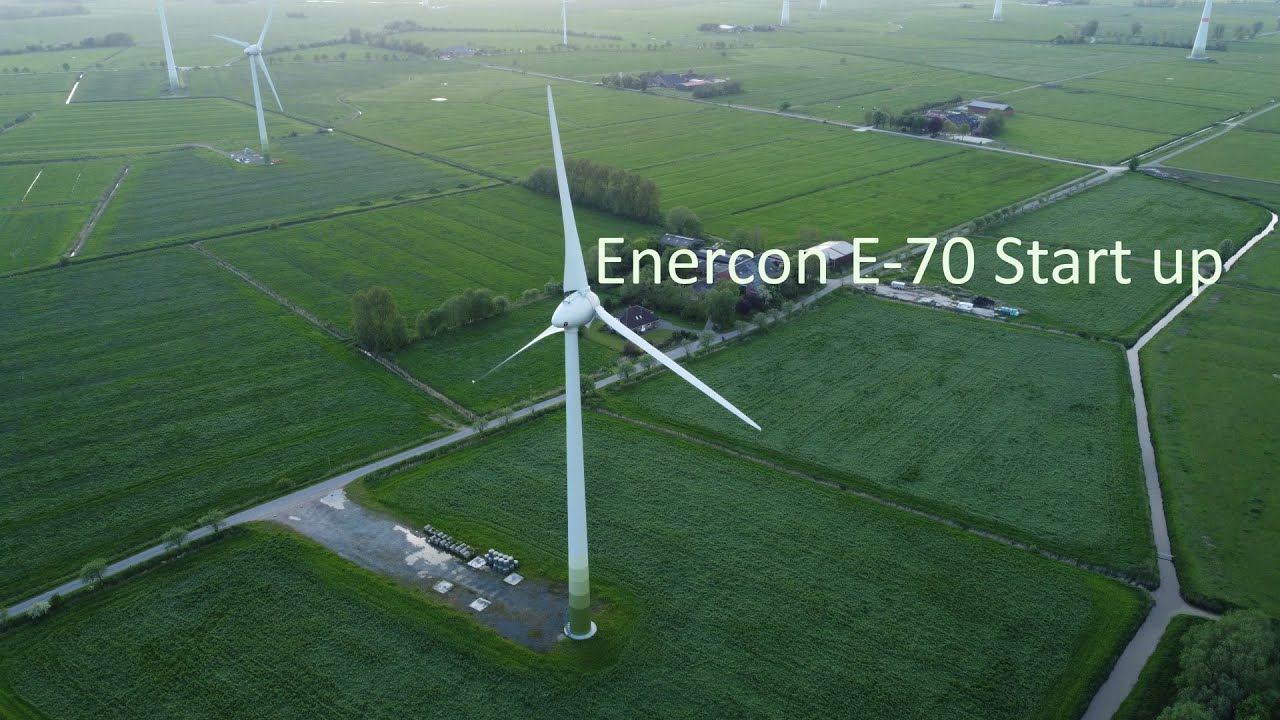 Enercon E-70 Start up / DJI Mini 2 | 4K