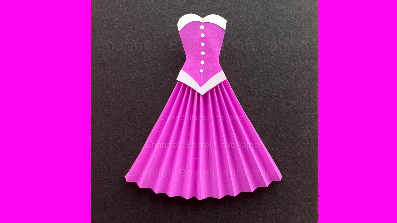 оригами платье 👗