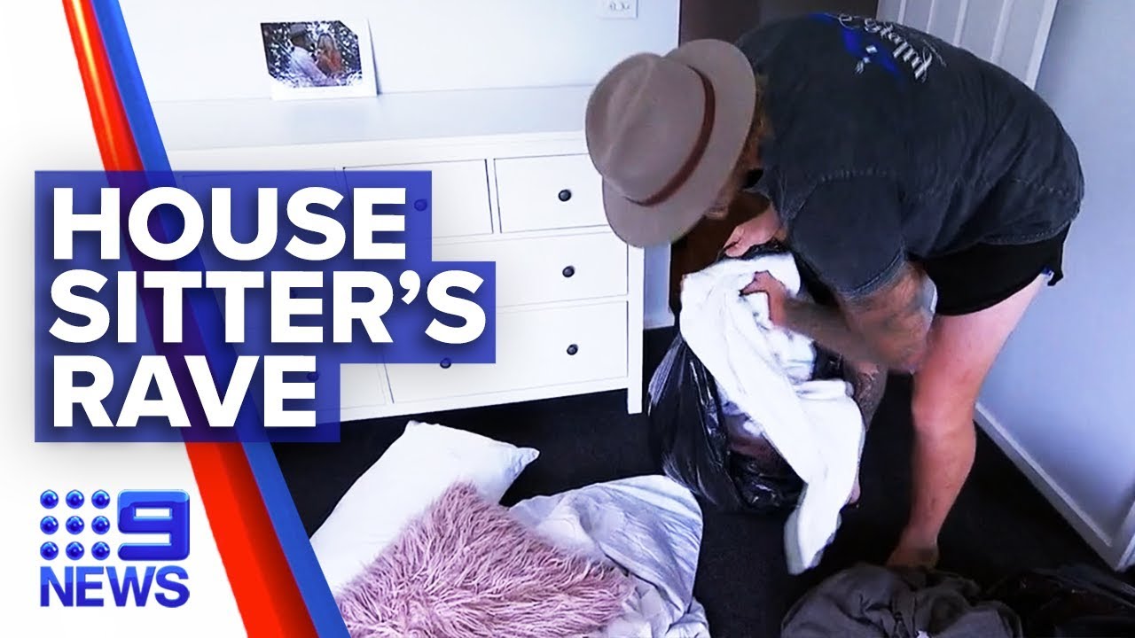 House sitter throws drug-fuelled party | Nine News Australia