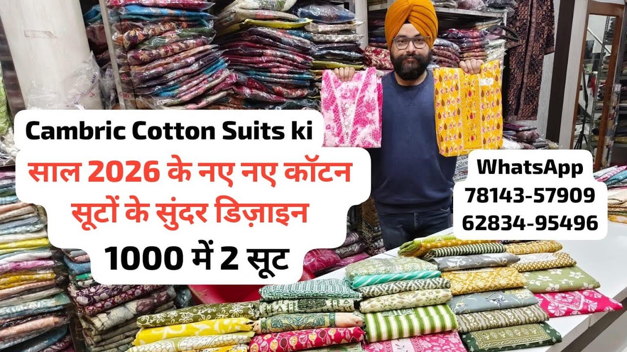 कॉटन के सूटों के नए डिज़ाइन, सिर्फ * ₹1000 में 2 सूट * Beautiful Cotton Suits 
