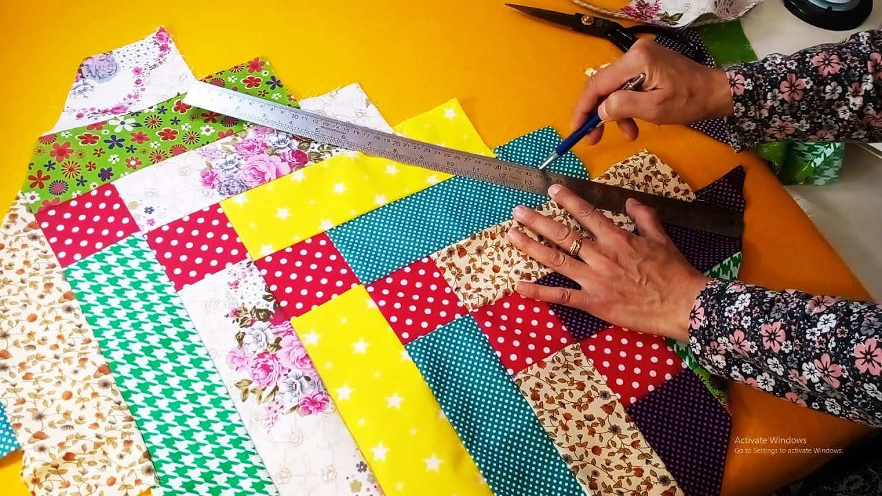 ✅ sewing project with a beautiful and easy pattern for beginners | Easy sewing