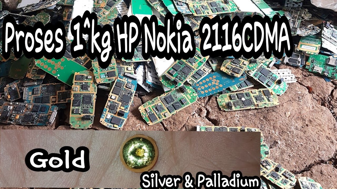 Emas & Perak pada  Hp Nokia Tipe 2116cdma#recovery gold & silver