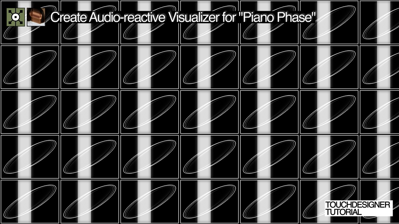 audio reactive visualizer for piano phase | tutorial